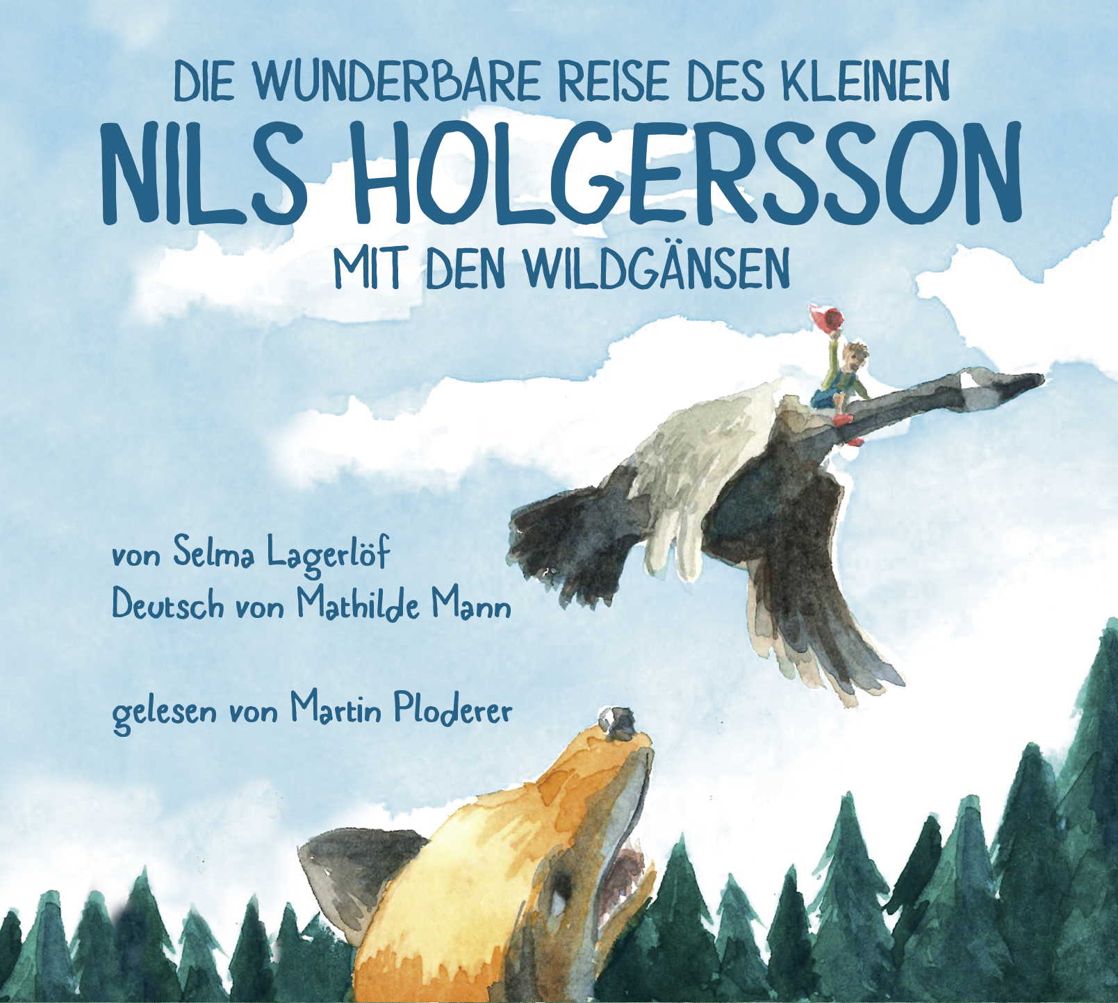 "Nils Holgersson" von Selma Lagerlöf - Gesamtaufnahme auf MP3-CD, 24 Stunden Hörgenuß
